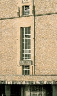 Detail of window on E facade