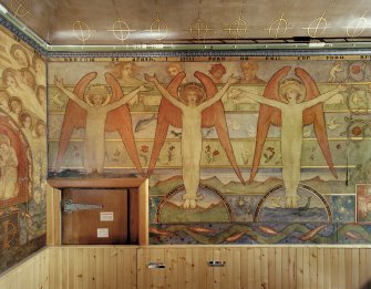 Detail of mural in Mortuary Chapel: East wall