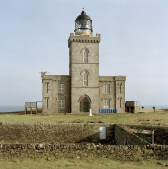Isle of May Lighthouse.  View from South West.