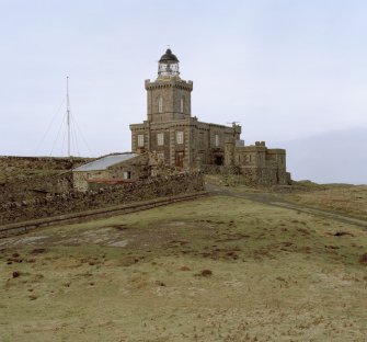 Isle of May Lighthouse.  General view from South East.