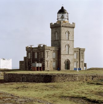 View of Isle of May Lighthouse from North West.