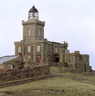 View of Isle of May Lighthouse from East South East.