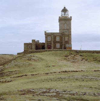Isle of May Lighthouse.  View from North West.