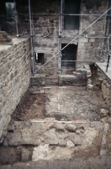 Excavation photographs: Basement kitchen. From the S at Bishop's House.
