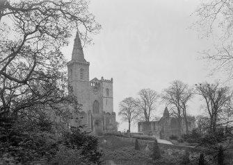 General view of Abbey Church, Palace and Frater Range from West