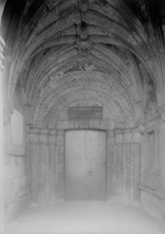 Interior of North porch and Norman doorway