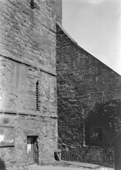 Junction of tower and south aisle