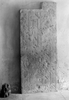 Tombstone in Vestry entrance