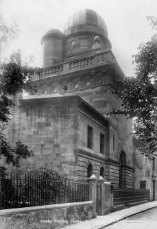 Copy of historic photograph showing The Coats Observatory, Paisley.