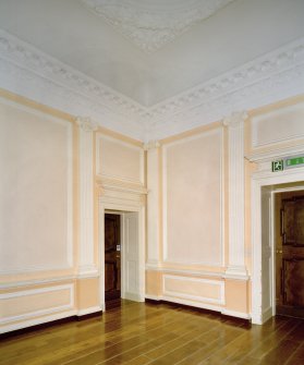 Interior. Main floor, view of inner hall