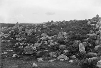 General view of north edge of cairn.