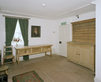 Interior. Ground floor, S room, view from E