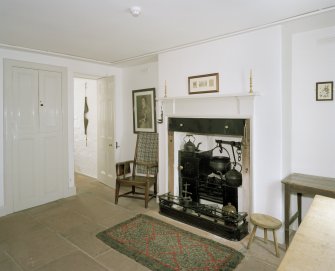 Interior. Ground floor, S room, view from W