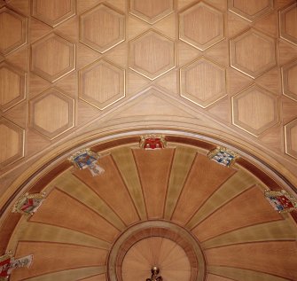 Trades House, interior
Banqueting Hall, detail of ceiling