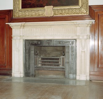 Trades House, interior
Banqueting Hall, detail of North fireplace
