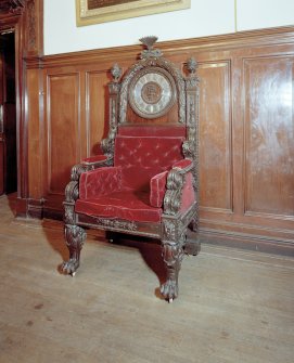 Trades House, interior
Banqueting Hall, detail of chair