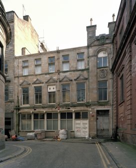 View of rear from north