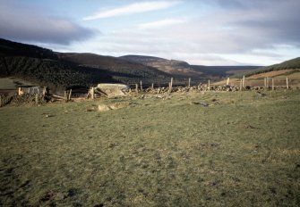 Copy of colour slide (H 93807cs) showing general view of recumbent stone circle.