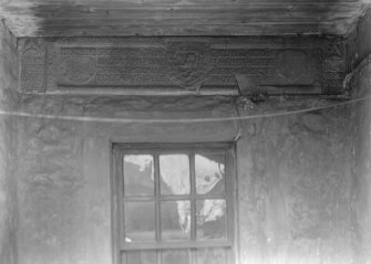 Roseburn House; inscribed lintel