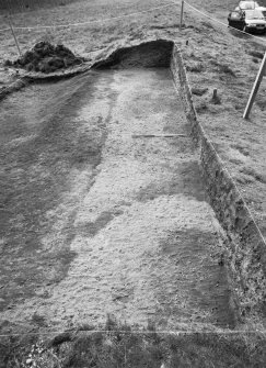 Excavation photograph: Film 95/BW/1: Site after cleaning to second planning spit at Cleaven Dyke. Illustration 34.