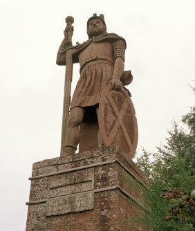 View of statue from SW.