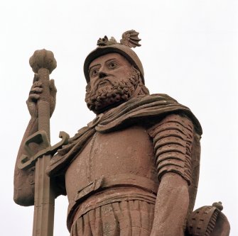 Detail of statue.