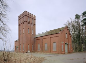 View from NW of N side of filter house and water tower.