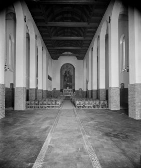 St Peter's Church, interior.
View towards altar.