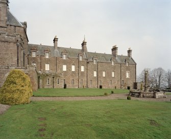 View of house and fountain from South West.