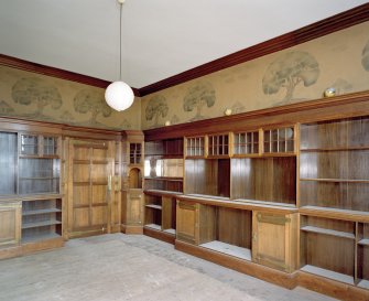 Interior. View of library from SW