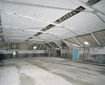 Interior. Mill building, view of floor 5 (attic)