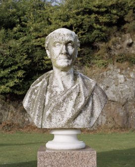 Bust (no.22 on plan), view from South.