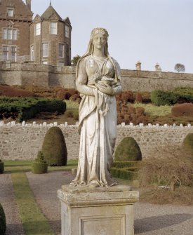 Statue (no.47 on plan), view from South West.