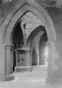 Interior.
View of crossing from W.