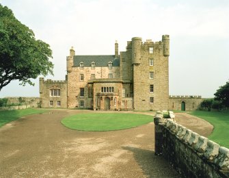 View of main front from south