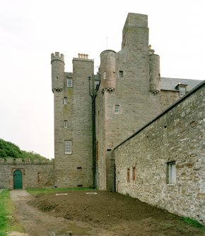 View of castle from north