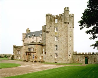 View of main front from south east