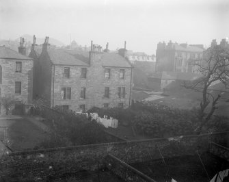 View of rear of West side of street, including No.s 9 and 11 Lauriston Gardens