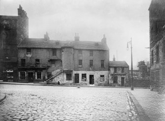 General view of South West side of Candlemaker Row viewed from Merchant Street.