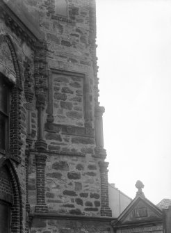 Edinburgh, 47 Figgate Street, The Tower.
Detail of wall.