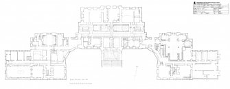 Dumfries House: Ground floor plan
