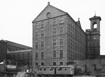 General view of Ward Mills, Dundee prior to demolition.