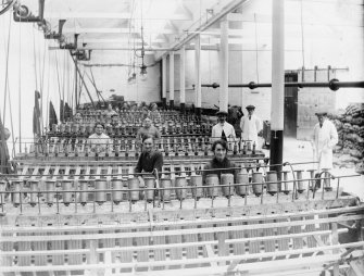 Scanned image of interior.
View of jute reeling.