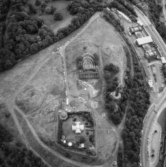 Aerial view showing designs for 1987 festival.