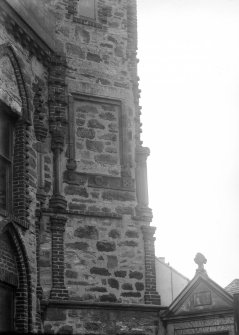 Edinburgh, 47 Figgate Street, The Tower.
Detail of wall.