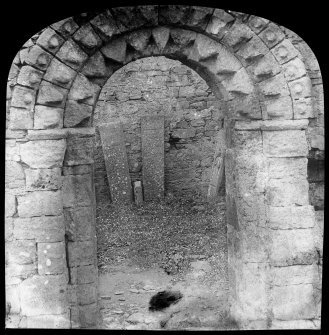 View of doorway to chapel.