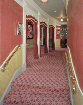 Aberdeen, Rosemount Viaduct, His Majesty's Theatre.
#Interior, arched corridor to Dress Circle, view from East.