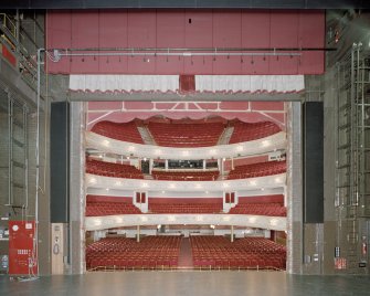 Aberdeen, Rosemount Viaduct, His Majesty's Theatre.
Interior, stage, view of auditorium from stage.