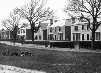 Copy of historic photograph. View from NW.