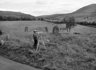 Survey photographs: Film 3 of site visits to various recumbent stone circles.
Includes Colmeallie.